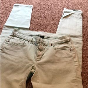 Size 2 Mint colored VS skinny mid-rise jeans
